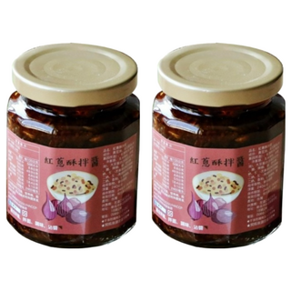 左邊口袋 紅蔥酥拌醬 手工現炒 無防腐劑 新鮮食材, 240g, 2罐