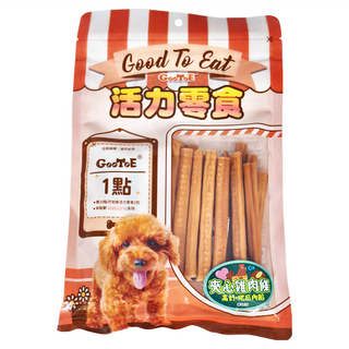 GooToe 活力零食 犬用 夾心雞肉條(高鈣 + 地瓜), 200g, 1包