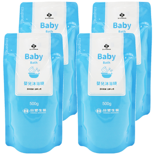 台塑生醫 Dr's Formula 嬰幼童沐浴精 補充包, 500g, 4包