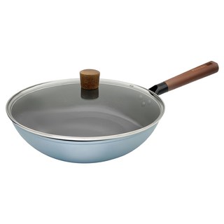 Kiyodo 美佳石 不沾炒鍋附蓋 30cm, 1組