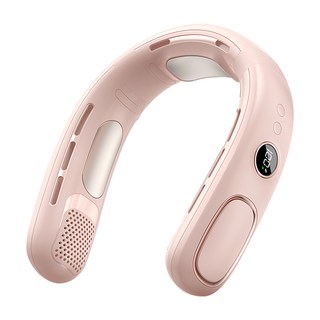 OMG 半導體製冷掛脖風扇, N90, 粉色