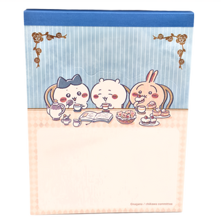 sun-star 吉伊卡哇午茶趣造型便條紙 - 藍色假日, 80張, 1本