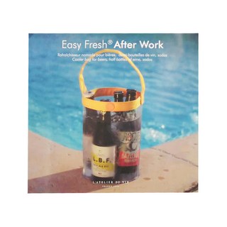 法國L’Atelier du Vin Easy Fresh啤酒冰鎮隨行袋, 16x20cm, 黃色