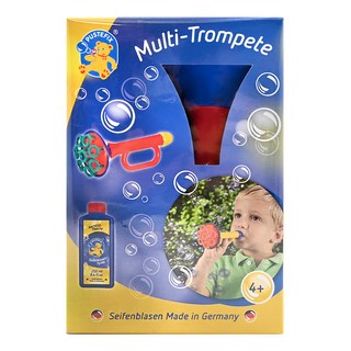 PUSTEFIX 魔法泡泡喇叭, 紅色 + 藍色 + 綠色, 1盒