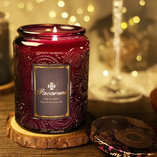 Pavaruni 香氛蠟燭卡菲那系列, 星空鋼琴手味道, 200g, 1個