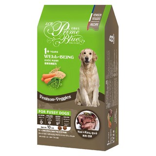 LCB 藍帶廚坊 健康挑嘴狗糧, 鹿肉蔬果配方, 10kg, 1袋