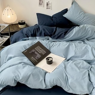 雙人鋪棉兩用被, 藍色夏威夷, 220 x 180cm