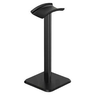 UniSync 頭戴耳機支架/可拆卸展示架/弧形收納架 適用於頭戴式耳機/遊戲耳機, Z6, 黑色, 1個