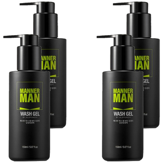 JilGyungYi 質更益 純粹植感私密男性清潔凝膠 150ml 弱酸性 10種植萃成分添加, 4瓶