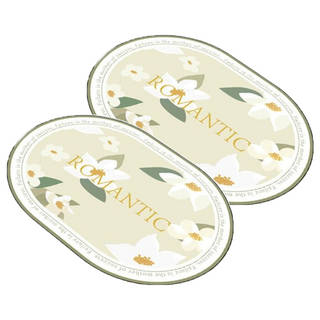 吸水腳踏墊 Set 絨球花園, 40 x 60cm, 繡球花園, 2個