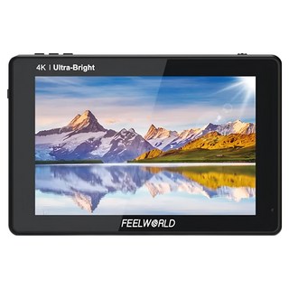 FeelWorld 富威德 lut7s 4K專業攝影監視螢幕 高亮度戶外可視, 7吋, 1入
