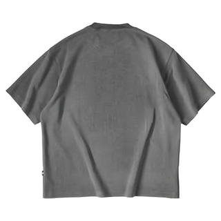 BOHRHOO 三針五線 功能T恤 L 57%聚酯纖維 43%棉, 灰