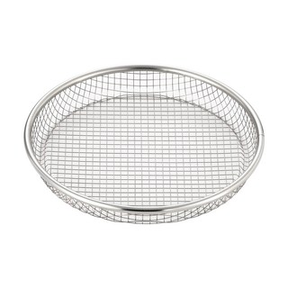 吉川 YOSHIKAWA 火花網淺型篩網 YJ2808 瀝水快速 不鏽鋼材質 多用途, 1入