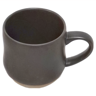 JUST HOME 圓潤手感陶瓷馬克杯2入組, 黑色, 1組