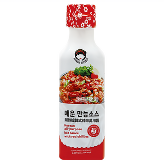 AJUMMA REPUBLIC 阿珠嬤 韓式辣味萬用醬, 330g, 1瓶