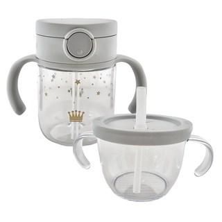 Richell 利其爾 學習水杯組合 附可掛式掛帶 適用年齡: 6個月以上, 200ml, 1組, 幻夢星空