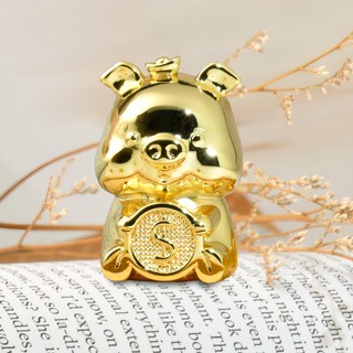 命運好好玩 金賺元寶發財豬 8110309, 1個, 金色