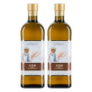 Nature Time 自然時記 玄米油, 2瓶, 1L