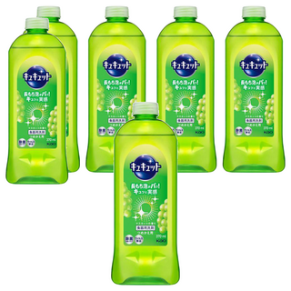 Kao 花王 Cucute 珂珂透 餐具洗碗精補充瓶 370ml, 6瓶