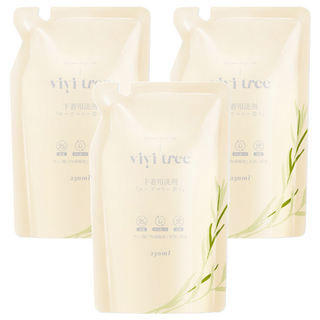 vivi tree 私密衣物手洗精補充 溫和高效清潔 弱酸性 不含增稠劑和螢光劑, 230ml, 3包
