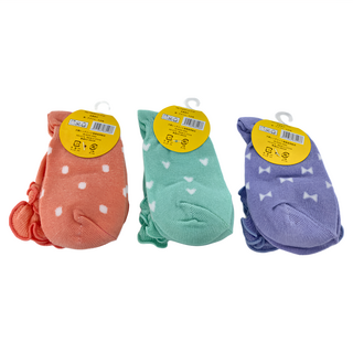 日本不動腳 防滑純棉襪 三雙組 兒童襪 台灣製