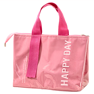 TAILI 太力 Happy Day大容量防水露營野餐環保保溫袋保冰袋, 粉色, 1個