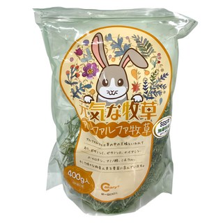 Canary 元氣苜蓿草 400g, 寵物鼠兔天然營養飼料，促進消化，增強免疫力, 1包