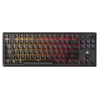 CORSAIR 海盜船 RGB 機械式鍵盤 英, K70 CORE TKL, 黑色, 紅軸