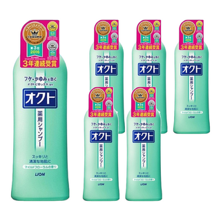 LION 獅王 OCTO 清屑舒癢洗髮精, 320ml, 6件