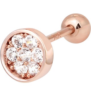 Mini Art 14K金針克里夫穿式耳環