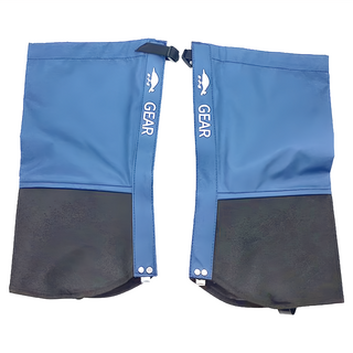 捷華 登山綁腿防水套 防雨水 防塵 防汙 尼龍 藍色, XL