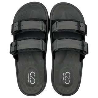 WUWU 冒險家雙帶厚底拖 MA072 45, 灰色, 285mm