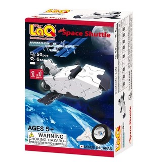 LaQ 意秋 Q 版太空梭 50pcs 積木玩具套裝, 1個, 混和顏色