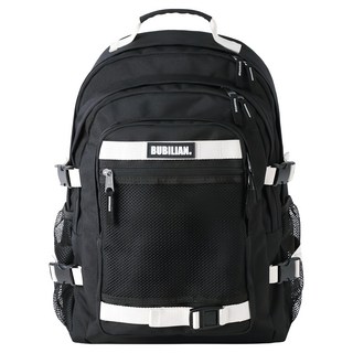 bubilian Maid 3D多功能筆電後背包 32 x 24 x 46cm 大容量設計, 黑色/白色, 1個