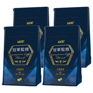 ucc 冠軍監修甘醇橙香咖啡豆, 咖啡豆(無研磨), 225g, 4包