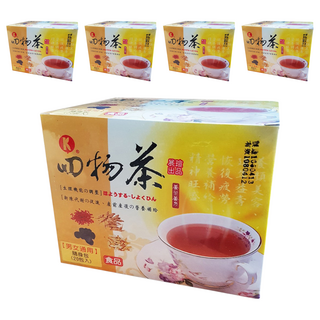 展瑄 四物茶 促進新陳代謝 產前產後補給 養生 保健飲品 男女通用, 5g, 20包, 5盒