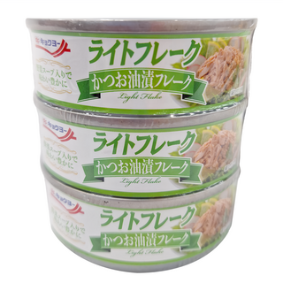 Kyokuyo 極洋 油漬堅魚罐 3罐, 210g, 1組