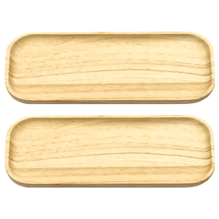 菊川本味 橡膠木盤, 原木色, 1個