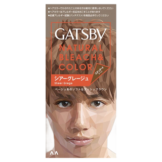 GATSBY 無敵顯色染髮霜, 透視灰米, 1盒