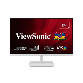 ViewSonic 優派 VA2432-H-W 24吋 FHD IPS 100Hz 不閃屏抗藍光顯示器