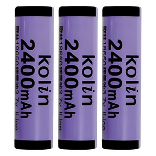 Kolin 歌林 鋰電池2400毫安 平頭 KB-DLB07 68 x 18mm, 3個, 1入