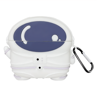 Timo AirPods系列 耳機保護套 (附掛勾), 星際太空人 白色, 1個