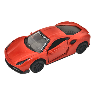 合金迴力模型車 法拉利 雙開門 紅色, 1個