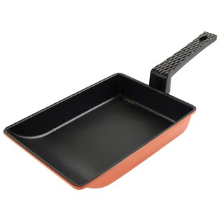 Kitchen-Art 玉子燒煎蛋鍋 小 橘黃色, 19cm, 1個
