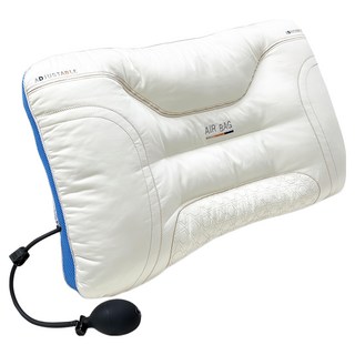 INDIAN 印地安 護頸助眠可調式氣囊枕, 白色, 1個