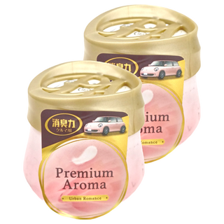 ST 雞仔牌 消臭力 車用芳香劑 Premium Aroma Urban Romance 粉 90g, 浪漫香氛, 2罐