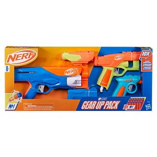 Hasbro 孩之寶 NERF 樂活打擊 N系列 玩具槍 配有18枚 NERF N1 射擊器, 多色, 1盒