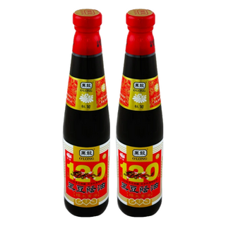 黑龍 秋菊純釀油膏 100%純黑豆日曝120天精釀 無防腐劑味精糖精人工色素 全素 原汁純度高 味道香濃, 400ml, 2瓶