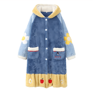 時尚家居服 白雪公主睡袍 珊瑚絨, 150cm, 均碼, 白雪公主