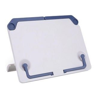 輕薄閱讀書架, ABS材質, 圓滑邊角, 底部支架設計, 215 x 170 x 10mm, 藍色